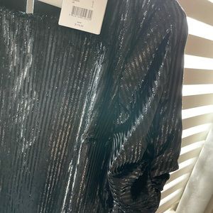 Brand New Gibson Latimer satin velvet Dress